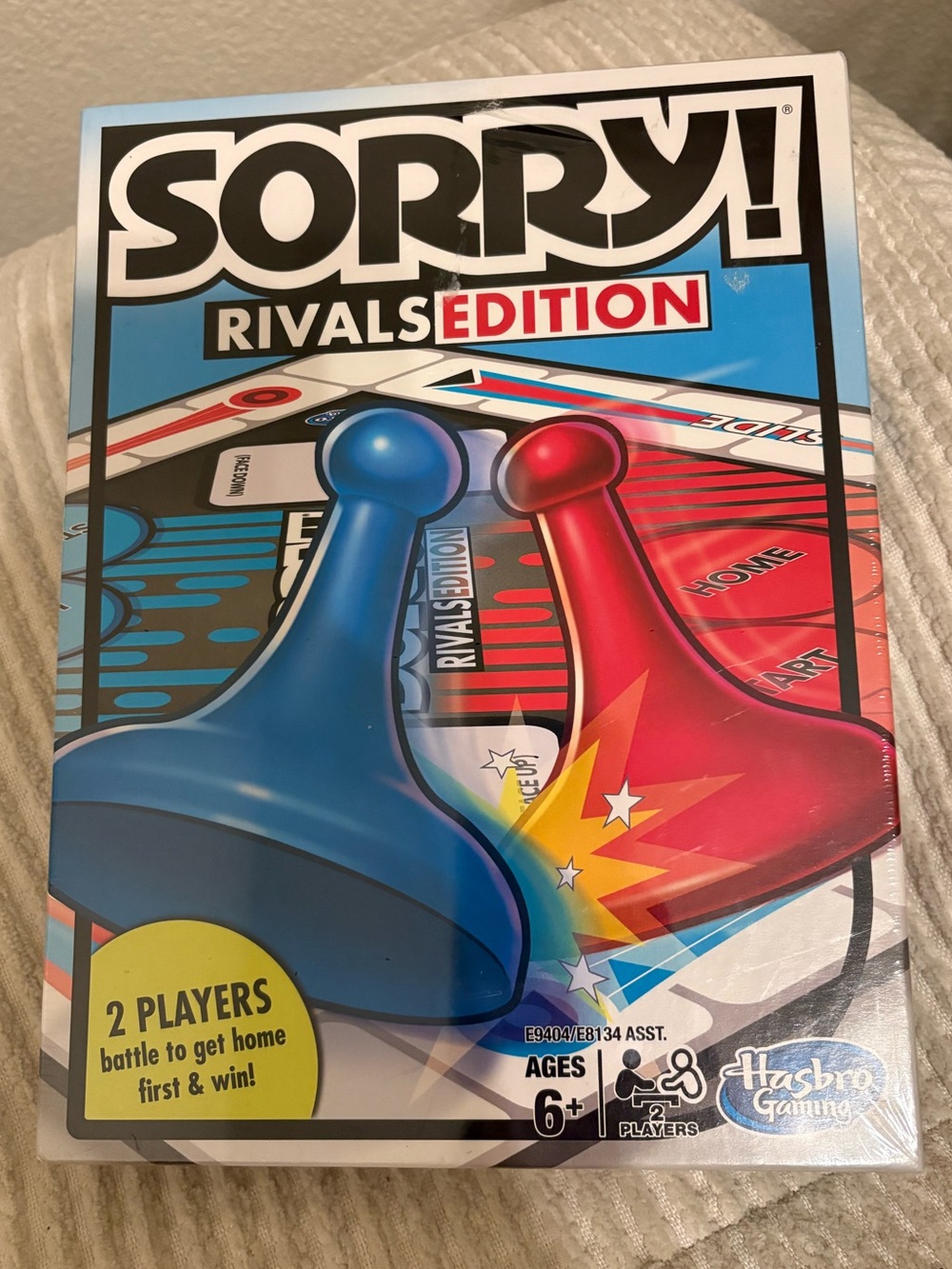 Hasbro Sorry! Rivals Edition – Blue & Red Game